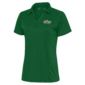 アンティグア レディース ポロシャツ トップス Fort Wayne TinCaps Antigua Women's Tribute Polo Hunter Green