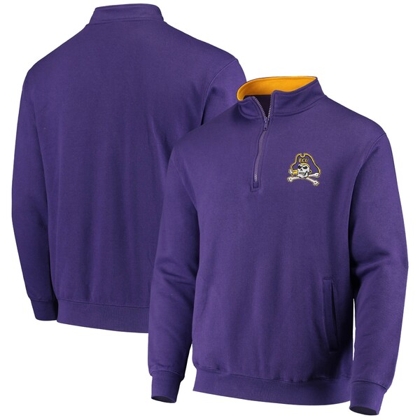 コロシアム メンズ パーカー・スウェットシャツ アウター ECU Pirates Colosseum Tortugas Logo QuarterZip Jacket Purple