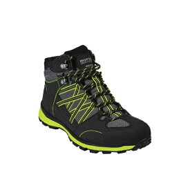 【送料無料】 レガッタ メンズ ブーツ シューズ Samaris Mid II Walking Boots Blk/ElecLime