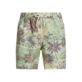 【送料無料】 ラルフローレン メンズ カジュアルパンツ ボトムス Polo Traveller Tropic Print Swim Shorts Hawaiian Bazaar