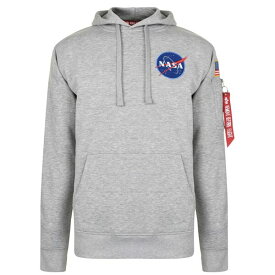 【送料無料】 アルファインダストリーズ メンズ パーカー・スウェットシャツ アウター Hooded Sweatshirt Grey Heather