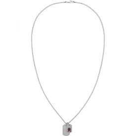 【送料無料】 トミー ヒルフィガー メンズ ネックレス・チョーカー アクセサリー Gents Tommy Hilfiger TH Monogram Necklace 2790465 Silver