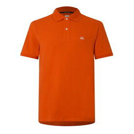 【送料無料】 シーピーカンパニー メンズ ポロシャツ トップス Short Sleeve Polo Shirt Fiery Red 455