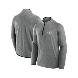 �t�@�i�e�B�N�X ���f�B�[�X �W���P�b�g���u���]�� �A�E�^�[ Men's and Women's Charcoal San Francisco 49ers Front Office Performance Primary Quarter-Zip Jacket Charcoal