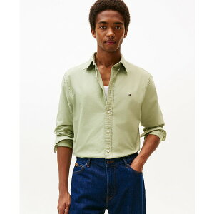 g~[ qtBK[ Y Vc gbvX Men's Regular-Fit Heritage Oxford Shirt Earth Sage Solid