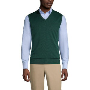 YGh Y jbg&Z[^[ AE^[ Men's Cotton Modal Fine Gauge Sweater Vest Evergreen