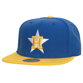 ミッチェル&ネス メンズ 帽子 アクセサリー Houston Astros Mitchell & Ness Hometown Snapback Hat Royal/Gold
