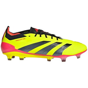 adidas AfB_X Y Xj[J[ yadidas Predator 24 Elite Laceless FG Team Solar Yellow Core Black Solar Redz TCY US_10(28.0cm) Team Solar Yellow 2/Core Black/Solar Red