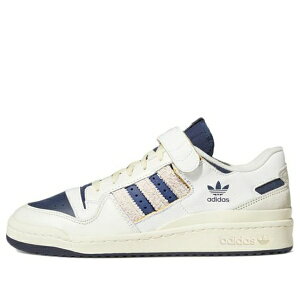 adidas �A�f�B�_�X �����Y �X�j�[�J�[ �t�H�[���� �yadidas Forum 84 Low 'Off White Collegiate Navy' GZ6427�z �T�C�Y US_M_4.5