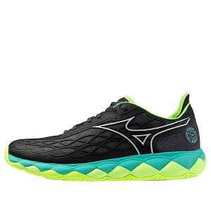 Mizuno �~�Y�m �����Y �X�j�[�J�[ �yMizuno Wave Enforce Tour 'Black Green' 61GA230046�z �T�C�Y US_9.5(27.5cm)