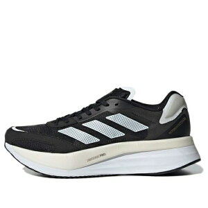 adidas �A�f�B�_�X ���f�B�[�X �X�j�[�J�[ �y(WMNS) adidas Adizero Boston 10 'Black White' H67515�z �T�C�Y US_6.5(23.5cm)