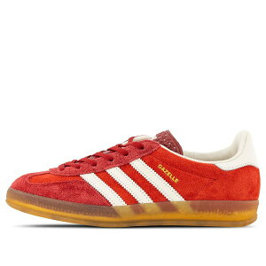 adidas �A�f�B�_�X ���f�B�[�X �X�j�[�J�[ �y(WMNS) adidas Gazelle Indoor 'Red White' IE1051�z �T�C�Y US_W_12