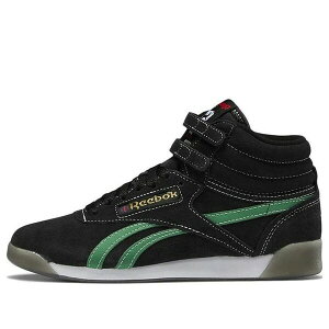 Reebok ���[�{�b�N ���f�B�[�X �X�j�[�J�[ �y(WMNS) Reebok Freestyle High 'Human Rights Now! - Black Green' HQ4141�z �T�C�Y US_6.5(23.5cm)