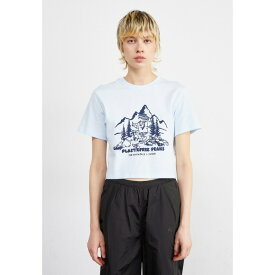 ノースフェイス レディース Tシャツ トップス NATURE TEE - Print T-shirt - barely blue