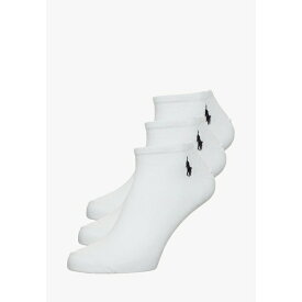 ラルフローレン メンズ サンダル シューズ LOW CUT 3 PACK - Socks - white