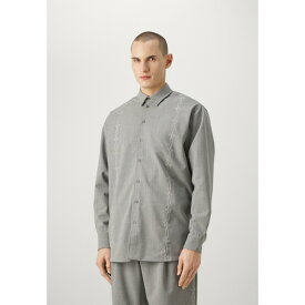 ソウルランド メンズ サンダル シューズ DAMON EMBROIDED UNISEX - Button-down blouse - grey