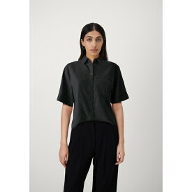 トミー ヒルフィガー レディース シャツ トップス Button-down blouse - black