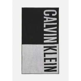 カルバンクライン メンズ サンダル シューズ TOWEL BLOCK - Beach towel - black