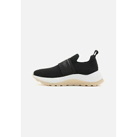 カルバンクライン レディース スニーカー シューズ RUNNER SLIP ON - Trainers - black/dark ecru