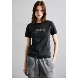 ゼロスリーツーシー レディース Tシャツ トップス LUSTER - Print T-shirt - faded black