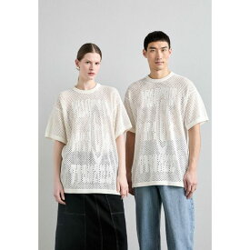 マルタンマルジェラ メンズ Tシャツ トップス CREWNECK UNISEX - Print T-shirt - off white