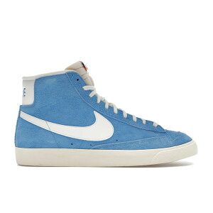 Nike �i�C�L �����Y �X�j�[�J�[ �yNike Blazer Mid '77 Premium University Blue�z �T�C�Y US_M_14 University Blue/Sail/Muslin/Black/Safety Orange