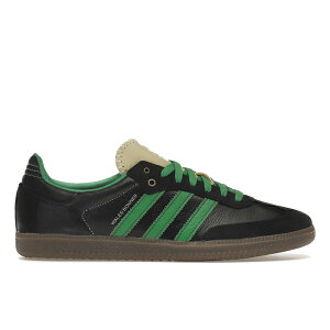 adidas �A�f�B�_�X �����Y �X�j�[�J�[ �yadidas Samba Wales Bonner Black�z �T�C�Y US_M_4.5 Core Black/Cream White/Green