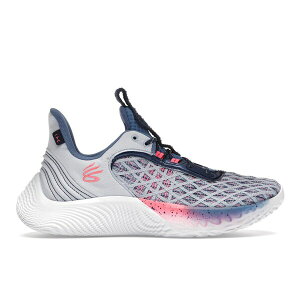 Under Armour �A���_�[�A�[�}�[ �����Y �X�j�[�J�[ �yUnder Armour Curry Flow 9 Rise and Grind�z �T�C�Y US_10(28.0cm) Light Blue/Pink/White