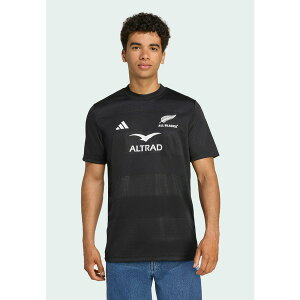 アディダス メンズ サンダル シューズ ALL BLACKS SUPPORTER - National team wear - all black