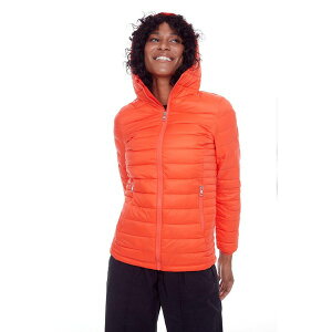 ApC m[X fB[X WPbgu] AE^[ Women's Yoho Ladies' | Lightweight Packable Puffer Jacket & Bag Tangerine