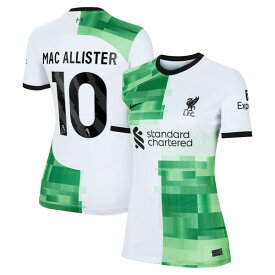 ナイキ レディース ユニフォーム トップス Alexis Mac Allister Liverpool Nike Women's 2023/24 Away Replica Player Jersey White