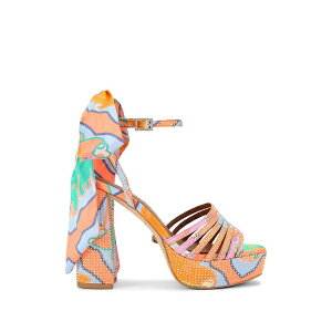 �J�[�g�W�F�C�K�[�����h�� ���f�B�[�X �T���_�� �V���[�Y Pierra ankle-tie platform sandals Orange