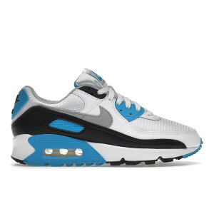 Nike �i�C�L �����Y �X�j�[�J�[ �yNike Air Max 90 Laser Blue (2020)�z �T�C�Y US_8.5(26.5cm) White/Black-Grey Fog-Laser Blue