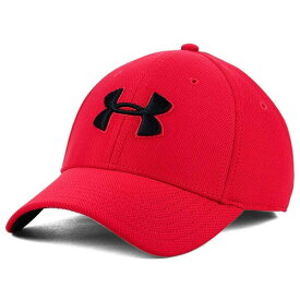 アンダーアーマー メンズ 帽子 アクセサリー Under Armour Blitzing 3.0 Performance Flex Hat Red