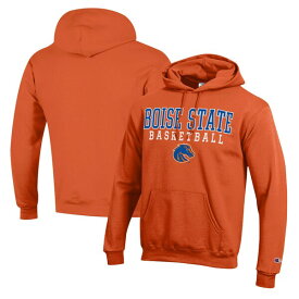 チャンピオン メンズ ジャケット＆ブルゾン アウター Boise State Broncos Champion Basketball Stack Pullover Hoodie Orange