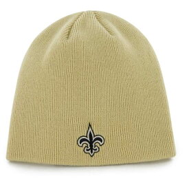 フォーティーセブン メンズ 帽子 アクセサリー New Orleans Saints '47 Secondary Logo Knit Beanie Gold