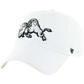 フォーティーセブン メンズ 帽子 アクセサリー Colorado Buffaloes '47 Clean Up Adjustable Hat White