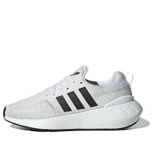 adidas �A�f�B�_�X �����Y �X�j�[�J�[ �yadidas Swift Run 22 J 'White Grey' GW8179�z �T�C�Y US_6.5(24.5cm)