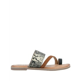 GIOSEPPO ジオセッポ サンダル シューズ レディース Toe strap sandals Brown