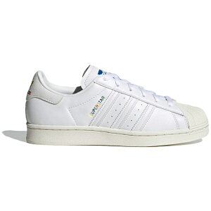 adidas AfB_X fB[X Xj[J[ yadidas Superstar White Rainbow Logo (Women's)z TCY US_7.5(24.5cm) Cloud White/Cloud White/Off White