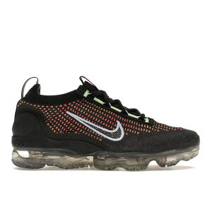 Nike iCL fB[X Xj[J[ yNike Air VaporMax 2021 Flyknit Black Multi-Color (Women's)z TCY US_9.5(26.5cm) Multi-Color/Lime Glow/Racer Pink/Black