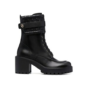 Ferragamo tFK fB[X Xj[J[ yFerragamo Shiraz Leather Boots Black (Women's)z TCY US_7(24.0cm) Black