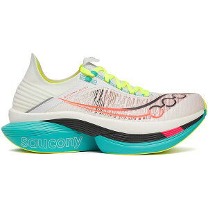Saucony �T�b�J�j�[ �����Y �X�j�[�J�[ �ySaucony Endorphin Elite 2 White Mutant�z �T�C�Y US_7.5(25.5cm) White/Mutant