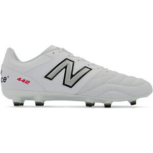 New Balance �j���[�o�����X �����Y �X�j�[�J�[ �yNew Balance 442 v2 Team FG White Black�z �T�C�Y US_9.5(27.5cm) White/Black