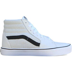 Vans �o���Y �����Y �X�j�[�J�[ �yVans Sk8-Hi Lite Perf White�z �T�C�Y US_8(26.0cm) White