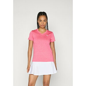 A_[A[}[ fB[X tBbglX X|[c TECH - TWIST - Sports T-shirt - super pink/white