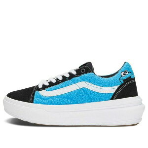 Vans �o���Y �����Y �X�j�[�J�[ �yVans x Sesame Street Old Skool Overt ComfyCush Shoes 'Blue' VN0A7Q5EY40�z �T�C�Y US_M_4.5