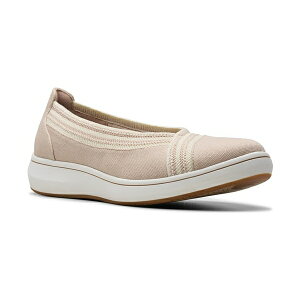 N[NX fB[X T_ V[Y Women's Cloud Steppers Breeze Sky Air Closed Toe Shoes Sand Textile