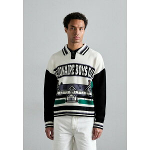 rIlA{[CYNu Y jbg&Z[^[ AE^[ COUNTRY CLUB COLLARED - Jumper - black/white