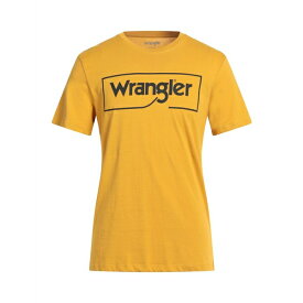 【送料無料】 ラングラー メンズ Tシャツ トップス T-shirts Ocher